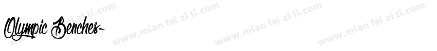 Olympic Benches字体转换